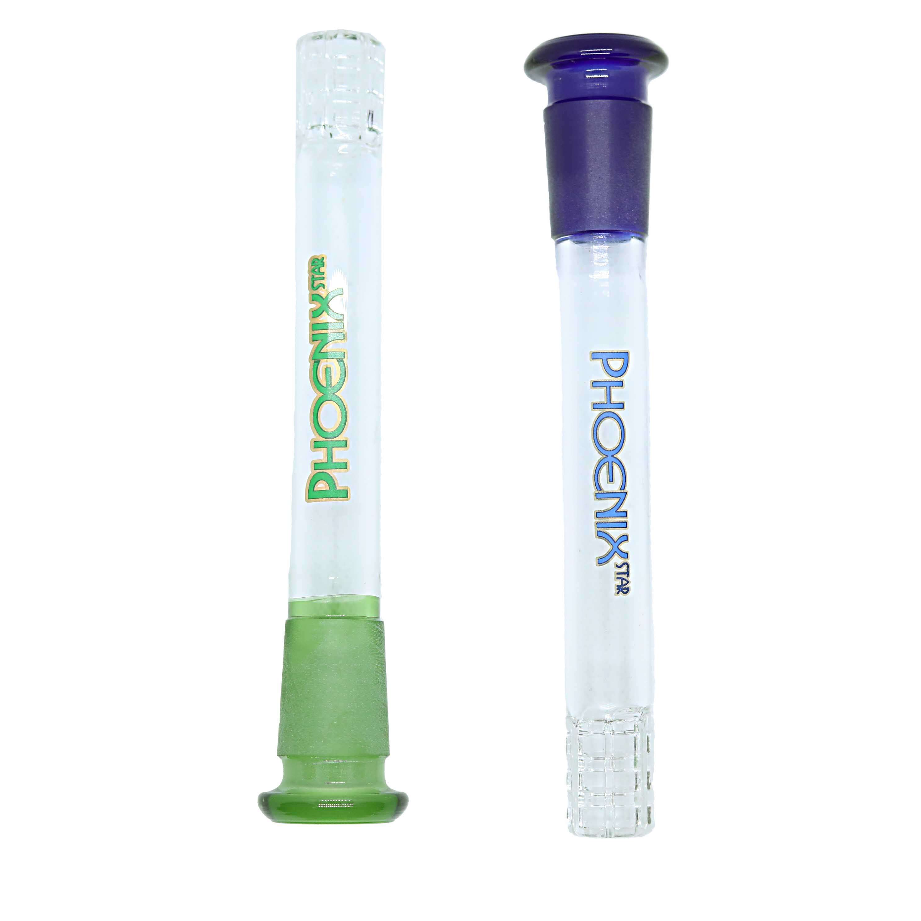 Phoenix Clear Downstem With Matrix Perc (PHX555) | 4 inch | Assorted Colors product image